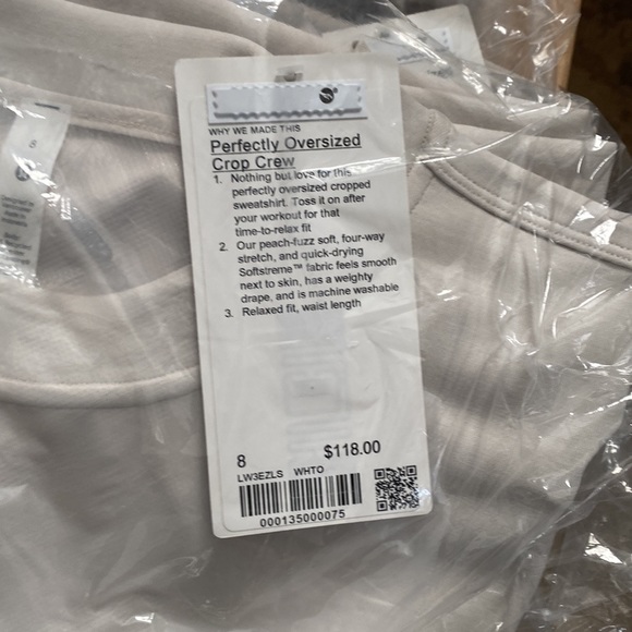 Lululemon Perfectly Oversized Crop Crew - Picture 7 of 9